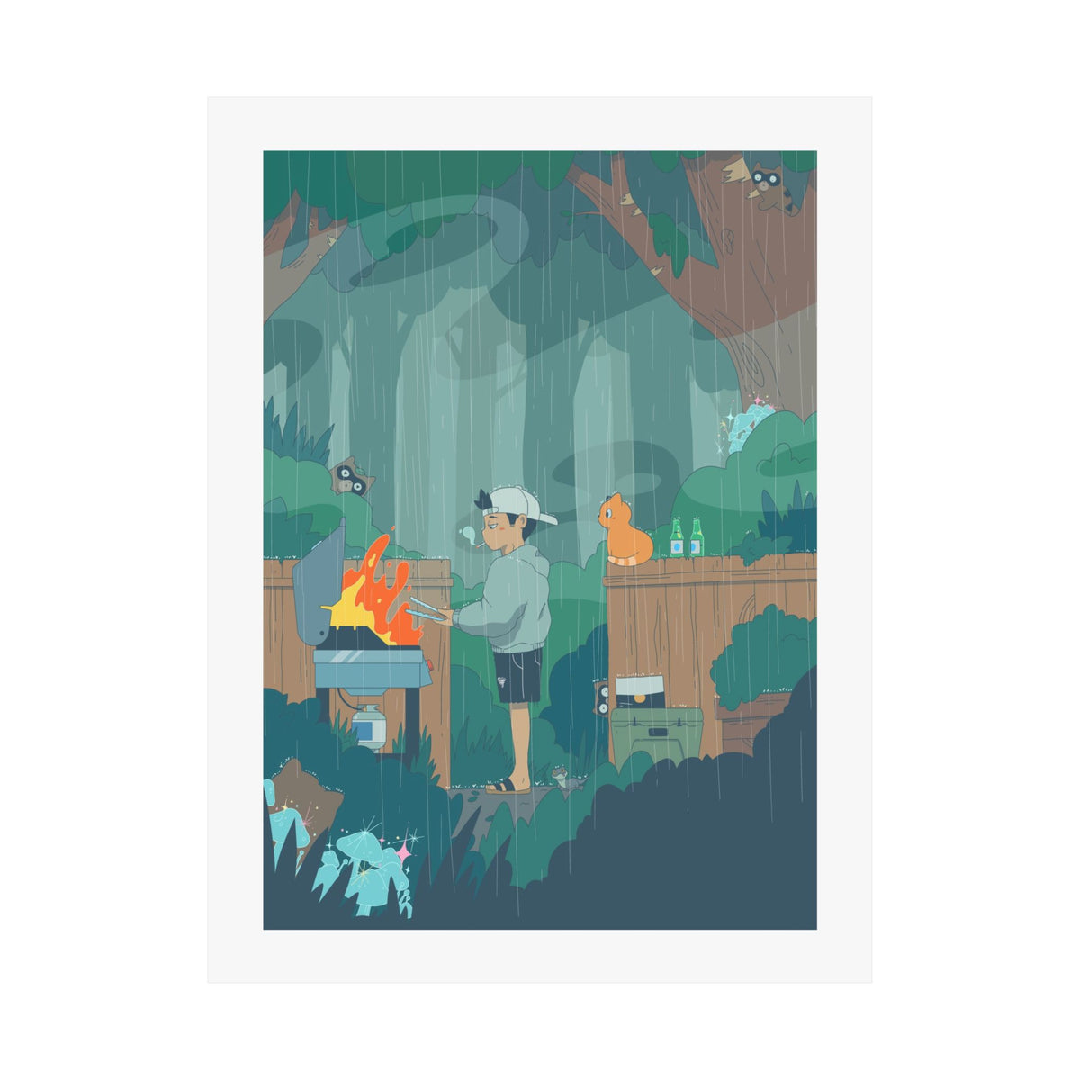 Magic BBQ: Print