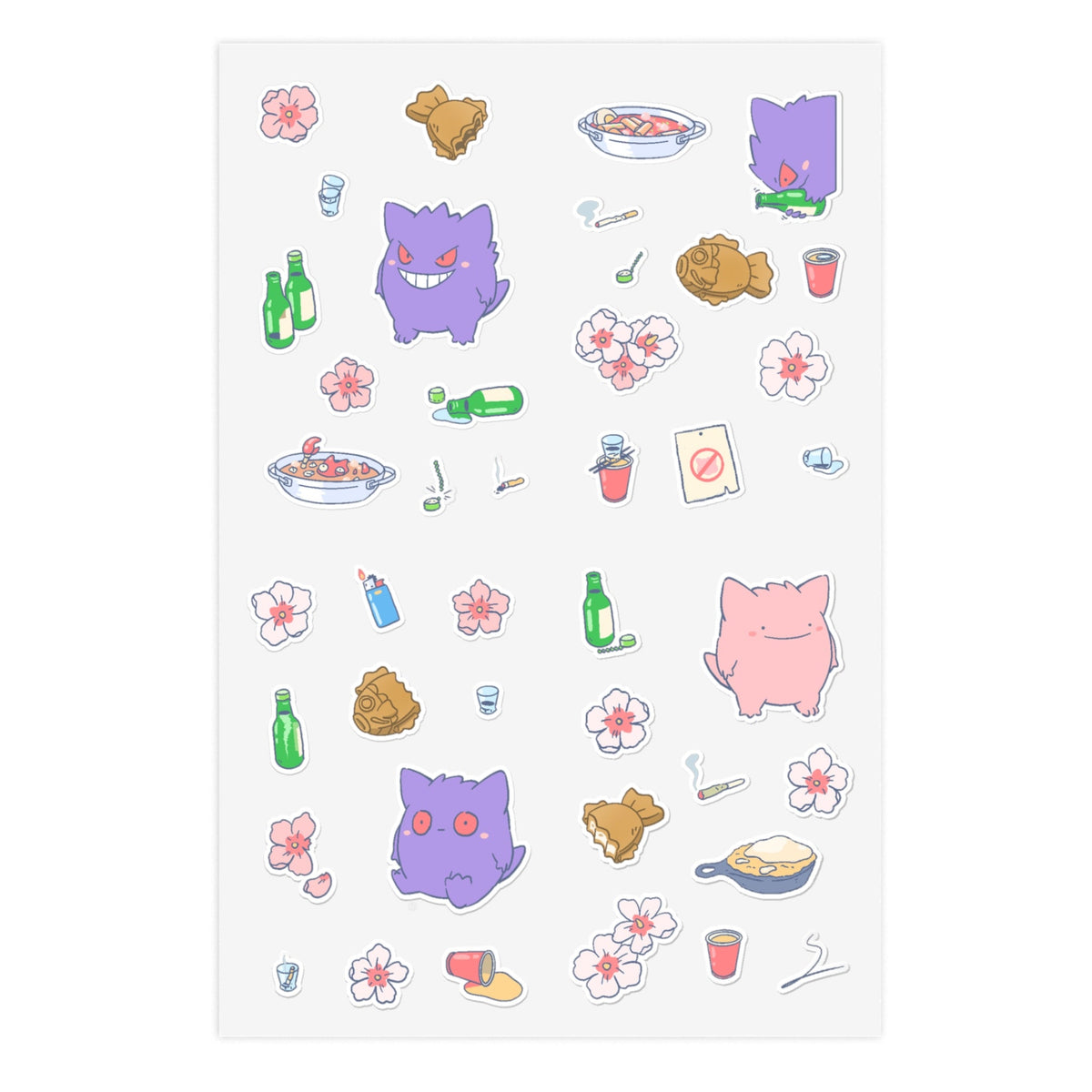 Geng Bar: Sticker Sheet